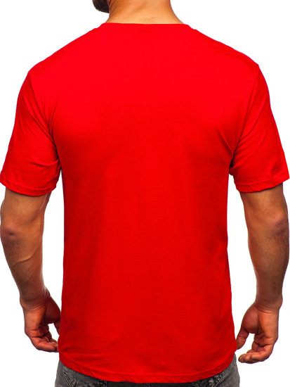 Tricou din bumbac roșu Bolf 14769