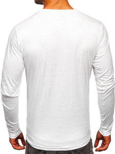 Bluză cu imprimeu alb Bolf 12119