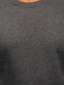 Bluză fără glugă pentru bărbat gri-antracit Bolf BO-01