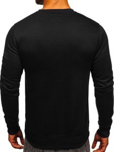 Bluză fără glugă pentru bărbat neagră Bolf BO-01