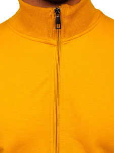 Bluză galbenă cu fermoar Bolf 8756