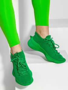 Încălțăminte sneakers verde dame Bolf G23