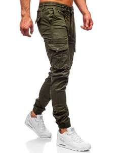 Pantaloni cargo joggers verzi bărbați Bolf CT6703