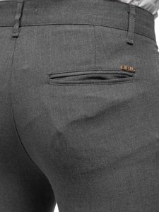 Pantaloni chinos grafit Bolf 0016