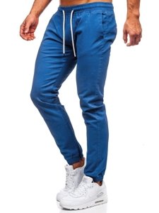 Pantaloni joggers albastru-deschis Bolf 1145