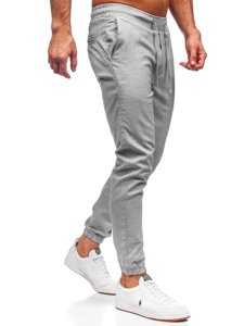 Pantaloni joggers gri Bolf 0011