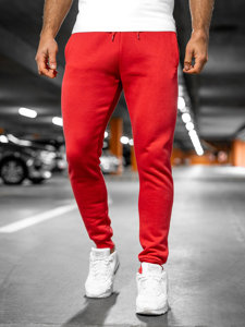 Pantaloni joggers roșu-deschis Bolf XW01