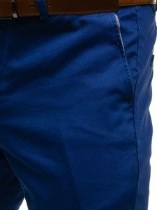 Pantaloni pentru bărbat slim fit  albastru Bolf 4326