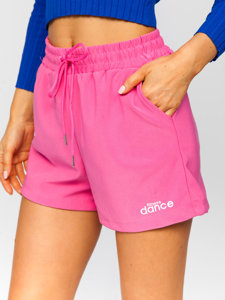 Pantaloni scurți de training roz dame Bolf HA22