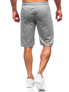 Pantaloni scurți de trening gri bărbați Bolf JX512