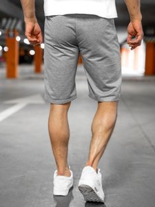 Pantaloni scurți de trening gri bărbați Bolf JX512