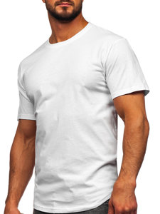 Tricou lung bărbați alb Bolf 14290