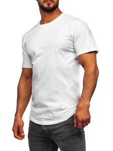 Tricou lung bărbați alb Bolf 14290